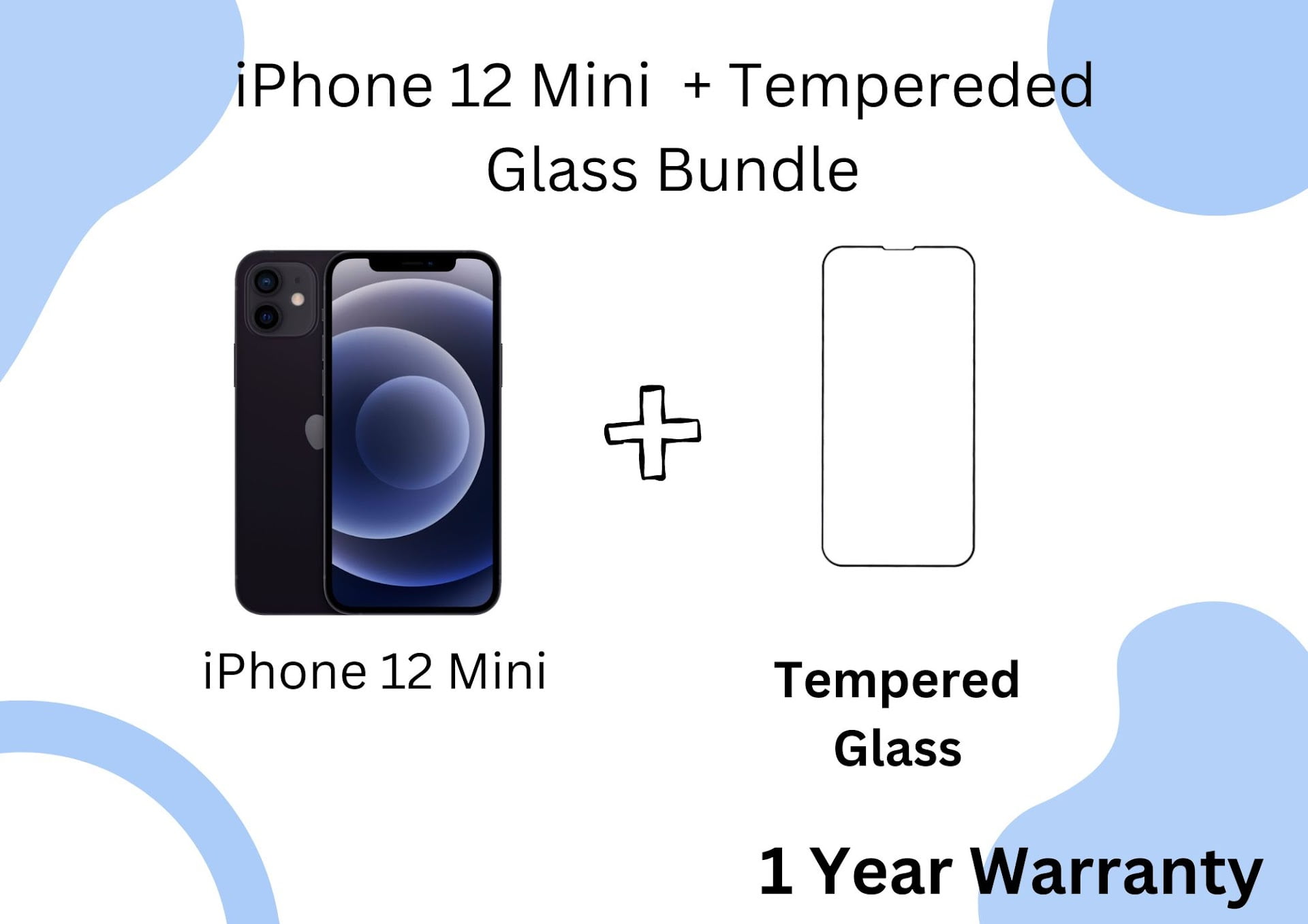 Restored Apple iPhone 12 mini Fully Unlocked 256 GB Black