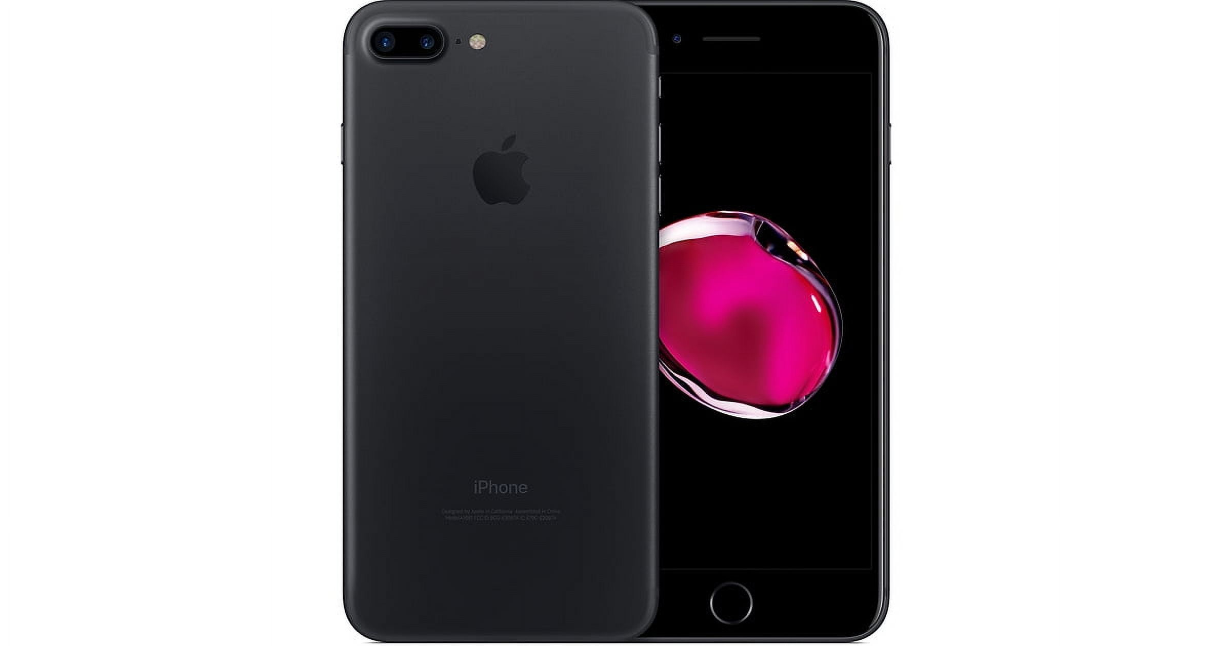 Restored Apple iPhone 7 Plus 128GB, Jet Black - Unlocked GSM