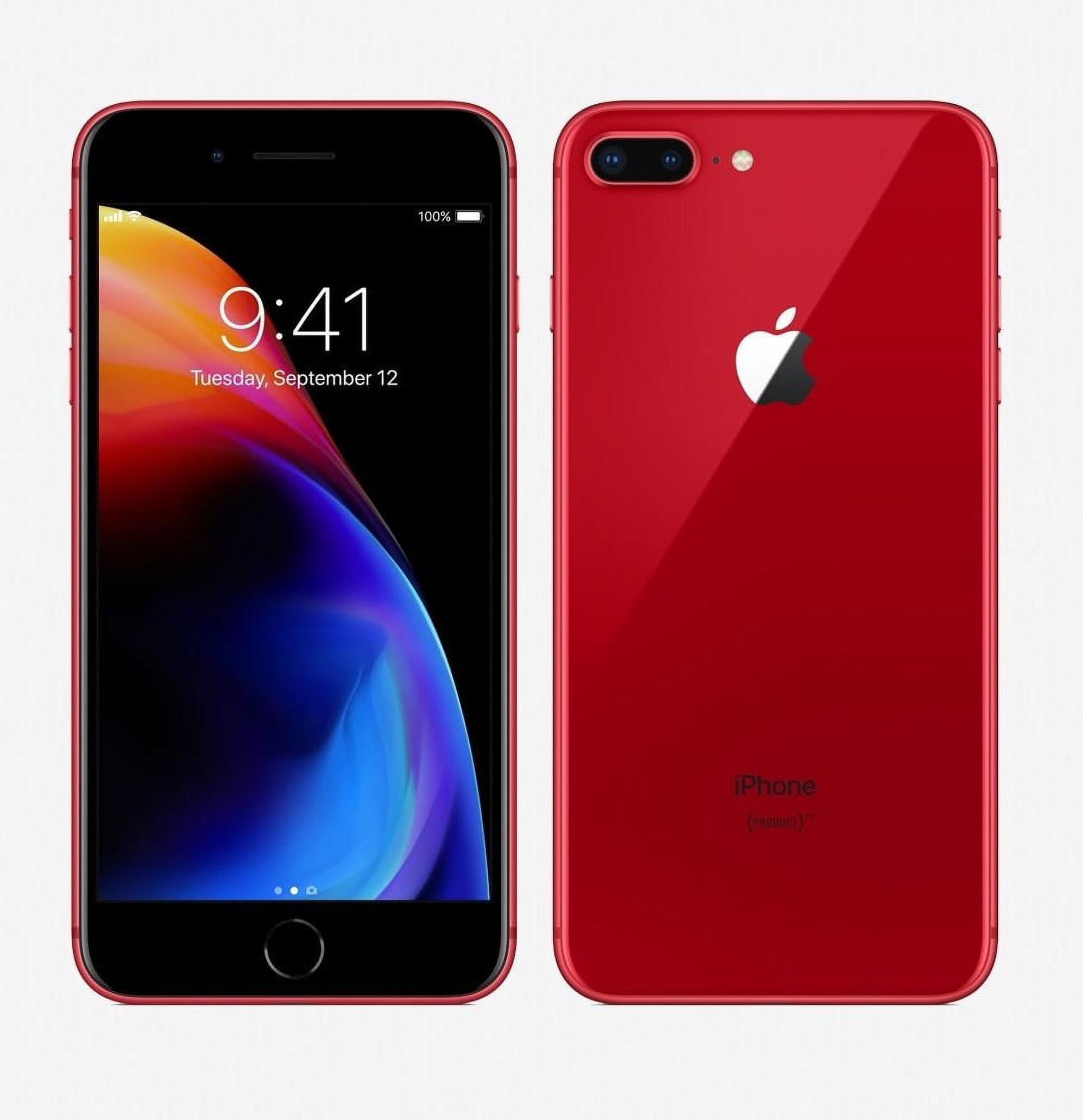 Restored iPhone 8 Plus 64GB Red (T-Mobile) (Refurbished Restored iPhone 8 Plus 64GB Red (T-Mobile) (Refurbished