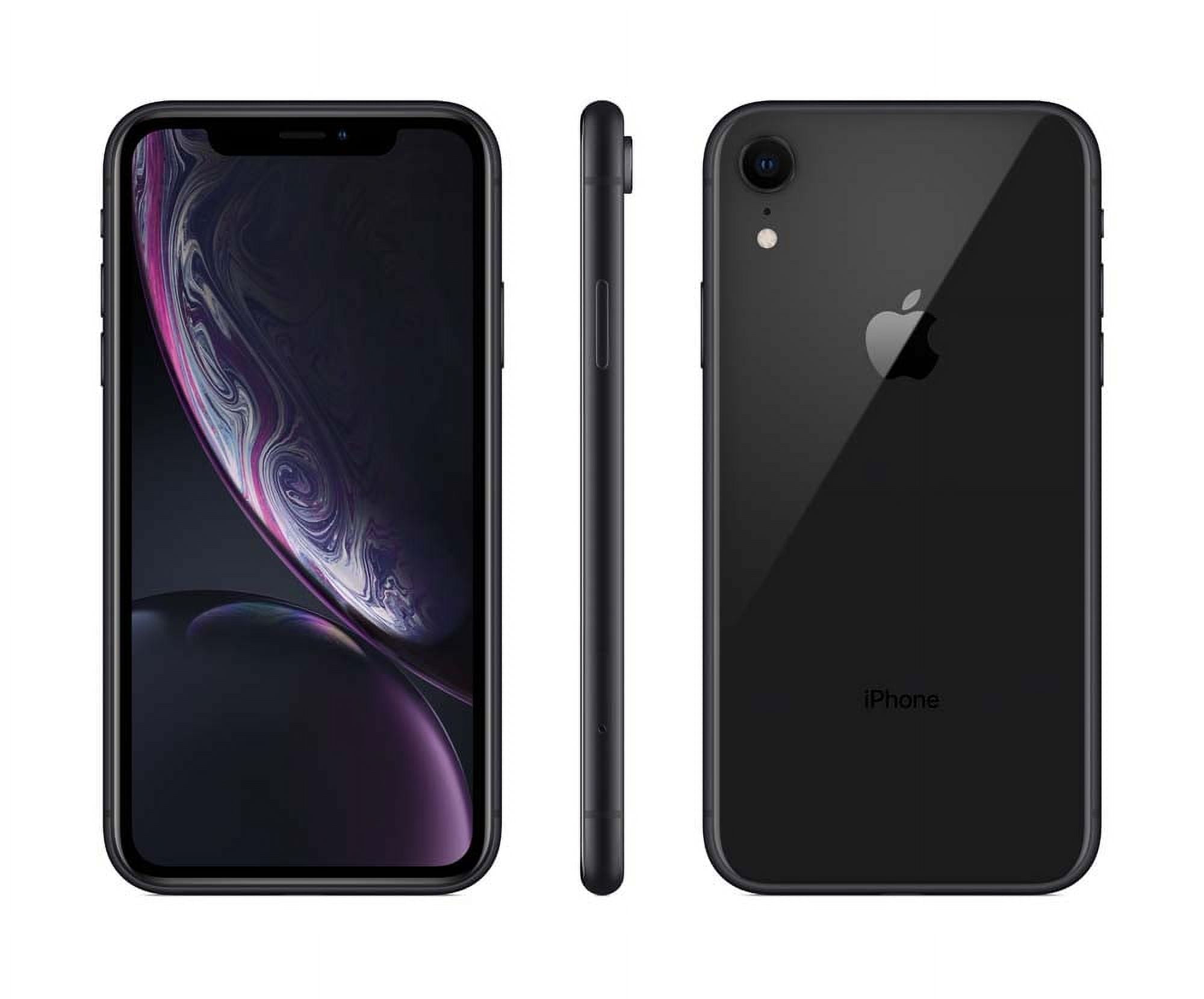 Restored Apple iPhone XR - Verizon- 64 GB Black (Refurbished)