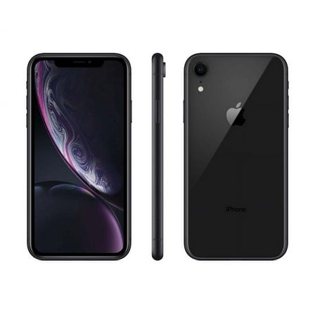 Restored Apple iPhone XR - Verizon- 64 GB Black (Refurbished)