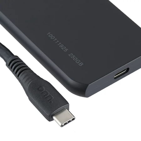 Restored onn. 100111925 250GB Ultra-Fast Portable Solid-State Drive - high-quality (Refurbished)