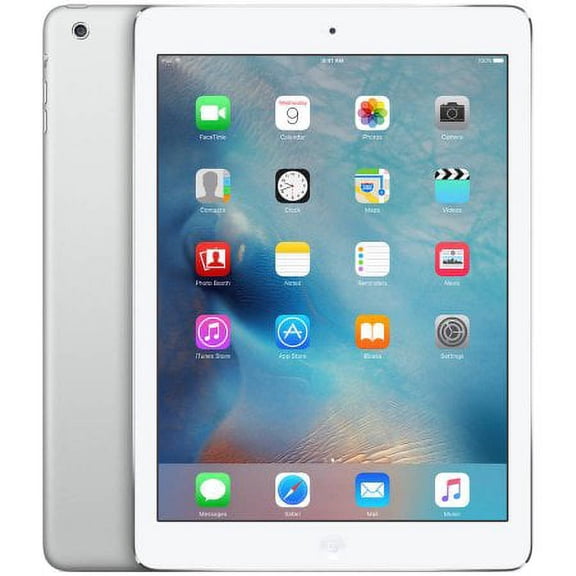 Restored Apple iPad Air 128GB 9.7" Wi-Fi + Cellular AT&T Silver MF018LL/A (Refurbished)