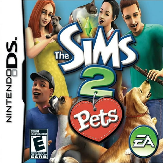 Restored the sims 2: pets (Nintendo DS, 2006) Video Game (Refurbished)