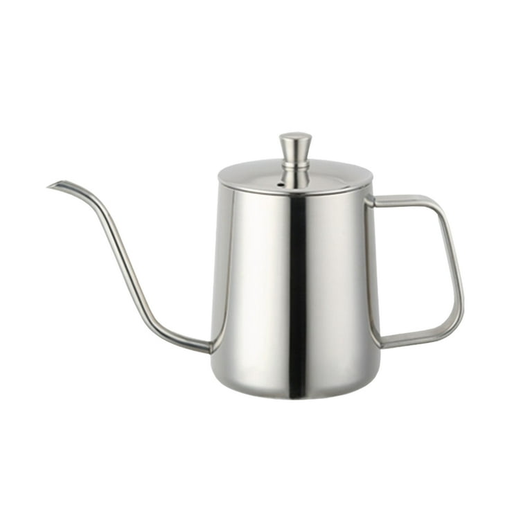 Restpresso 20 oz Black Stainless Steel Pour Over / Gooseneck Kettle - 8  3/4 x 3 1/2 x 5 1/2 - 1 count box