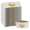 thumbnail image 1 of Restpresso White Paper Crying Laughing Emoji Coffee Cup Sleeve - Fits 12 / 16 / 20 oz Cups - 1000 count box, 1 of 10
