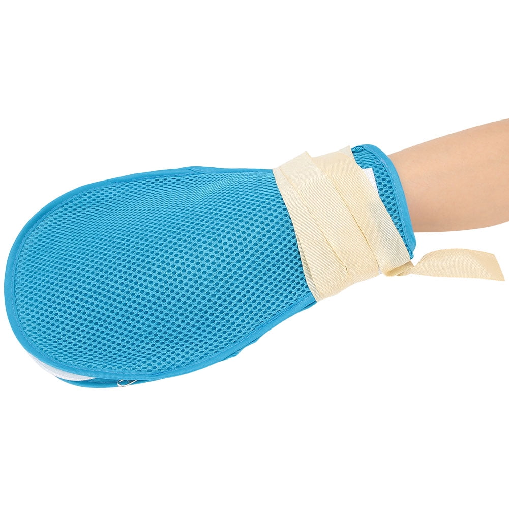 Restraint Gloves, Finger Control Mitts Hook And High For For Patient