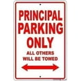 thumbnail image 1 of Restriction Caution Tin Sign/Manager Parking Only Metal Sign/Garage Parking Yard Aluminum Sign 8x12 inches, 1 of 5