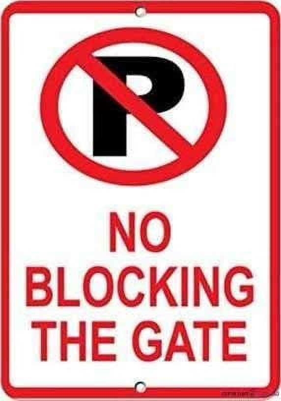 Disabled Parking Only Metal Sign - 8x12 Inch Aluminum Warning Sign For Garage, Yard, Wall Decor