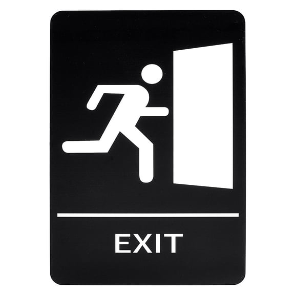 Restroom Arrow Right Sign Transversal Bathroom Sign 22.5x7.5cm Acrylic Self Adhesive Signage Male Female Ladies Gents loo Washroom DIY