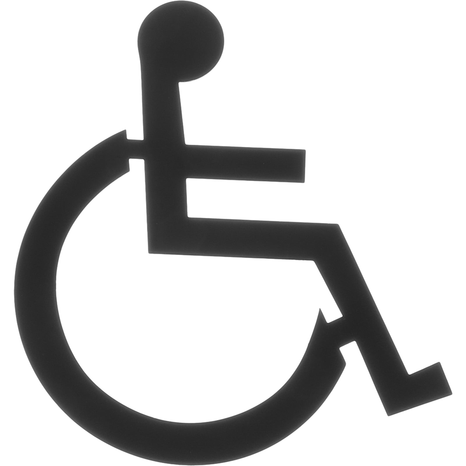 Restroom Sign Unisex Wheelchair Bathroom Sign Stainless Steel Door Sign