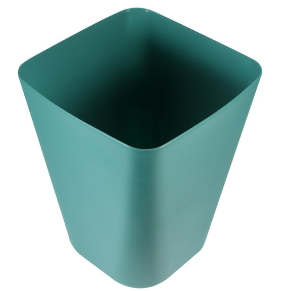 Restroom Trash Can Square Open Easy to Clean Simple Shape Office