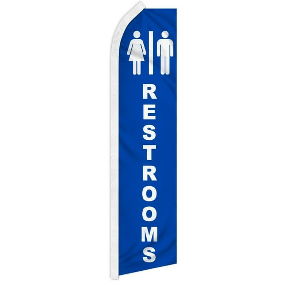Restrooms Super Flag