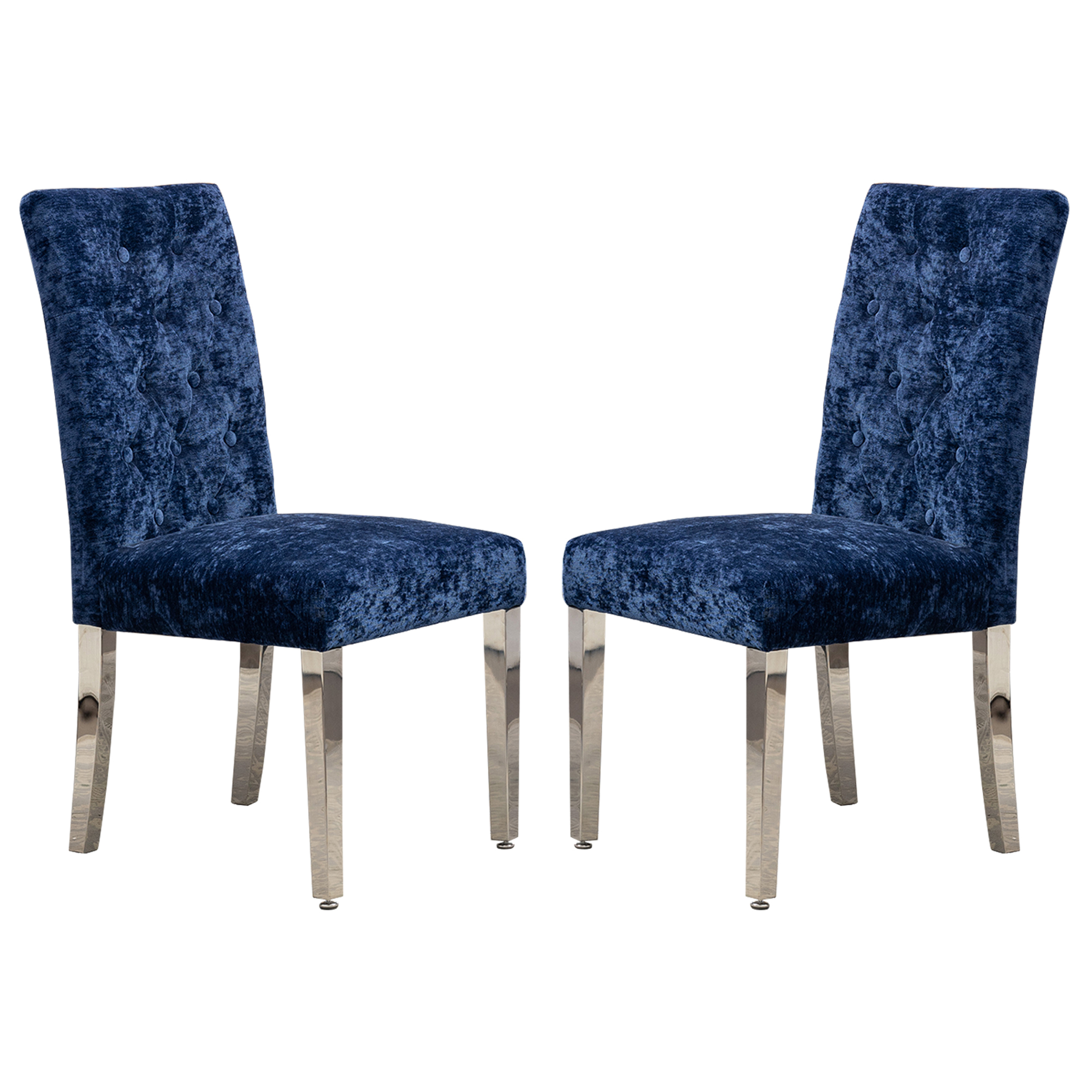 Restworld Tufted Upholstered High Back Parson Dining Chair, Set of 2