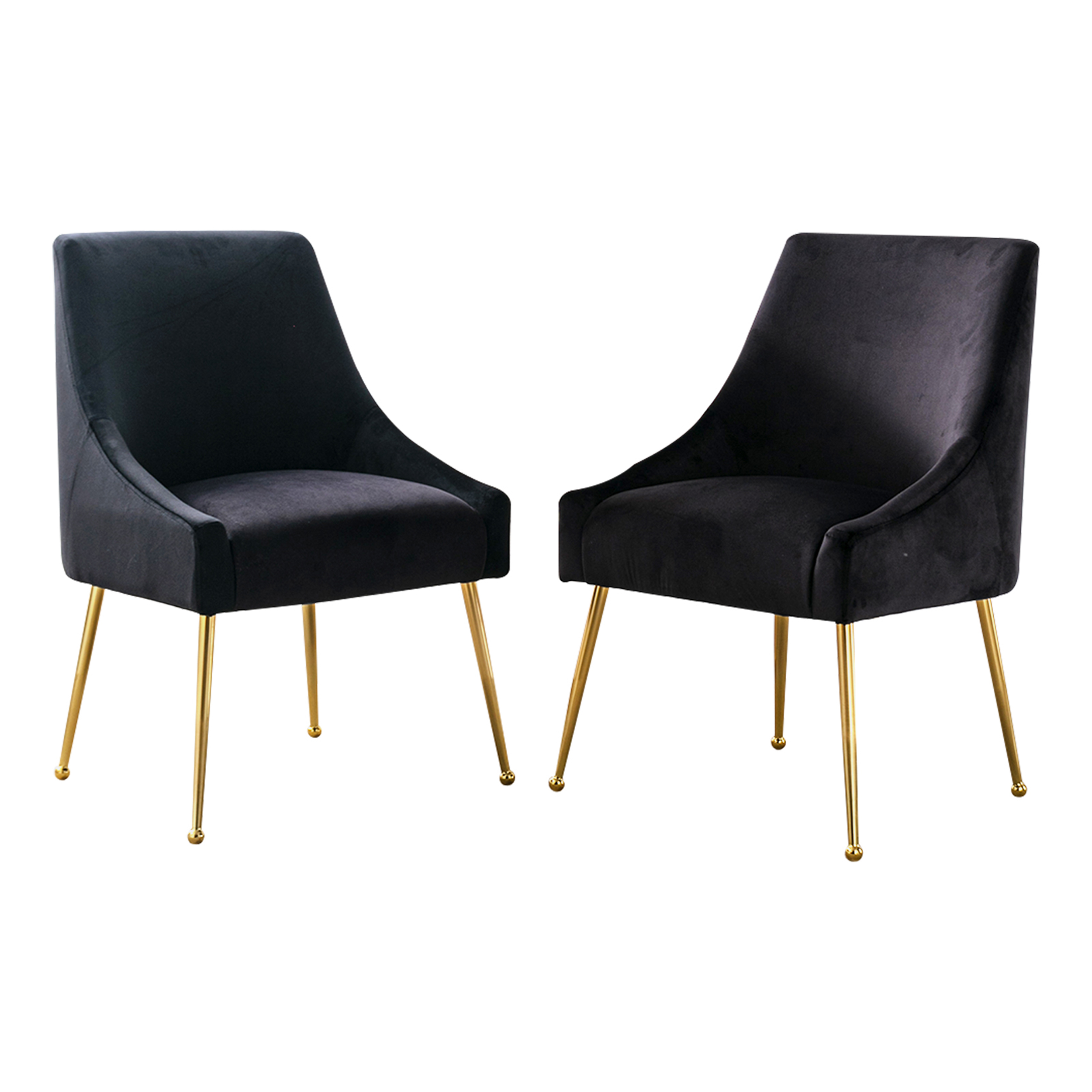 Chic Home Raziela Velvet Upholstery Dining Chair Set of 2