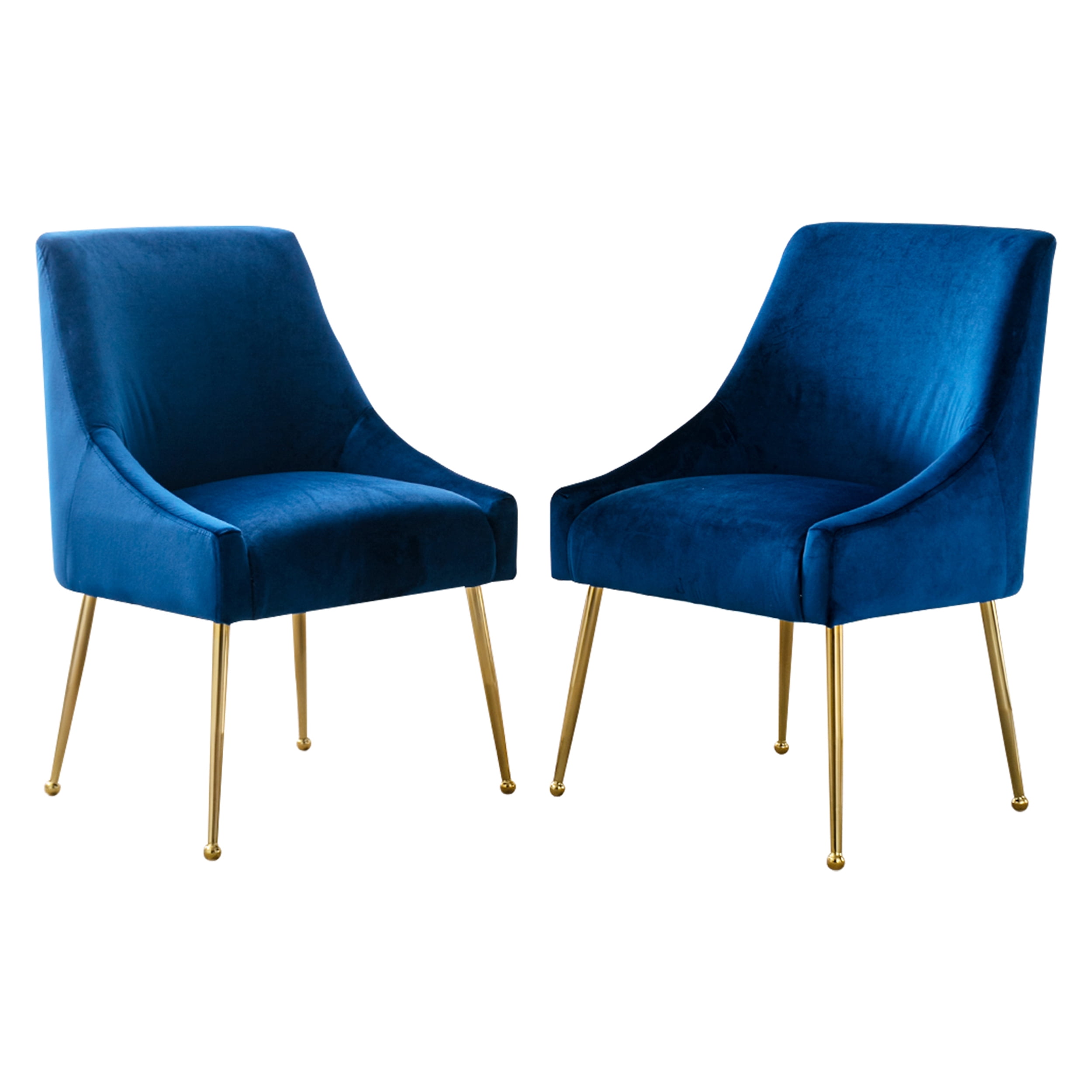 Restworld Velvet Dining Chairs Set Of 2 Modern Upholstered Dining