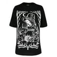 thumbnail image 1 of Restyle Burn the Witch Gothic Women's Oversized Shirt (Medium), 1 of 1