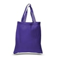 thumbnail image 1 of Resuable Blank Tote Bags for DIY, Art & Crafts, Decorations Set of 24 (Purple), 1 of 1