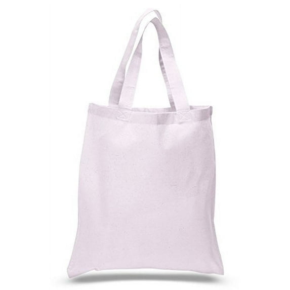 Resuable Blank Tote Bags for DIY, Art & Crafts, Decorations Set of 24 (White)
