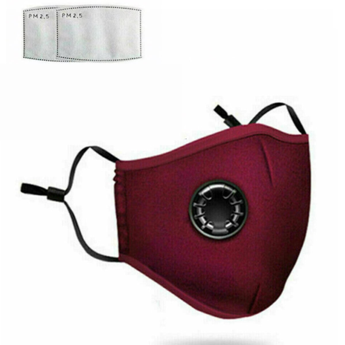 Resueable Cotton Face Mask With 2 Filters