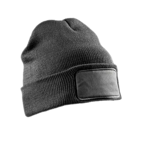 Result Adults Double Knit Printers Beanie