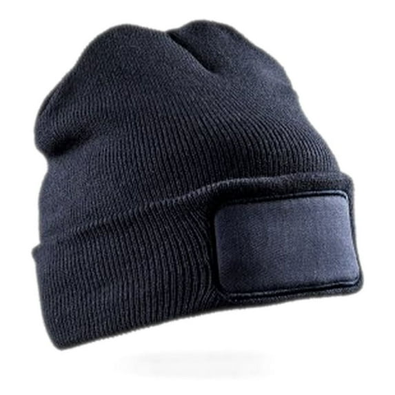Result Adults Double Knit Printers Beanie