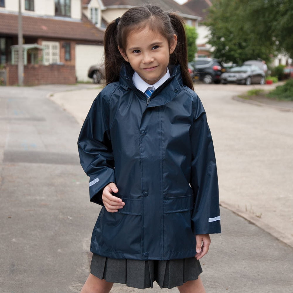 Result Boys Girls Big Boys Core Junior Stormdri Waterproof Windproof Raincoat Jacket