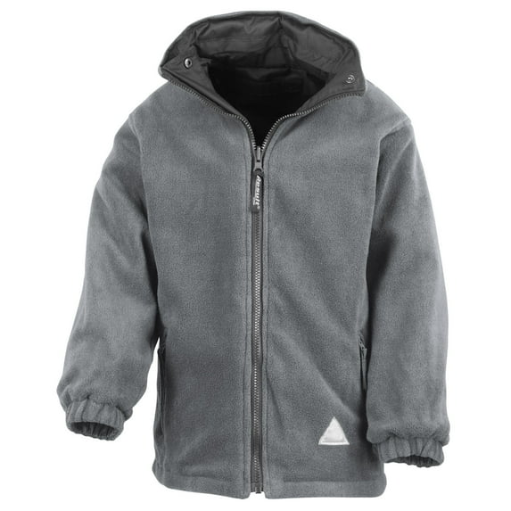 Result Boys/Girls Reversible Storm Stuff Anti Pilling Fleece Waterproof Jacket