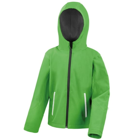 Result Core Kids Big Boys Junior Hooded Softshell Jacket
