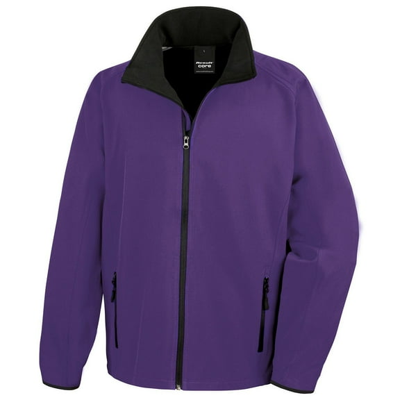 Result Core Mens Printable Soft Shell Jacket