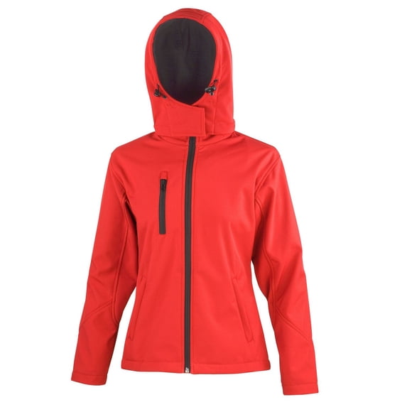 Result Core Womens Hooded Soft Shell Jacket