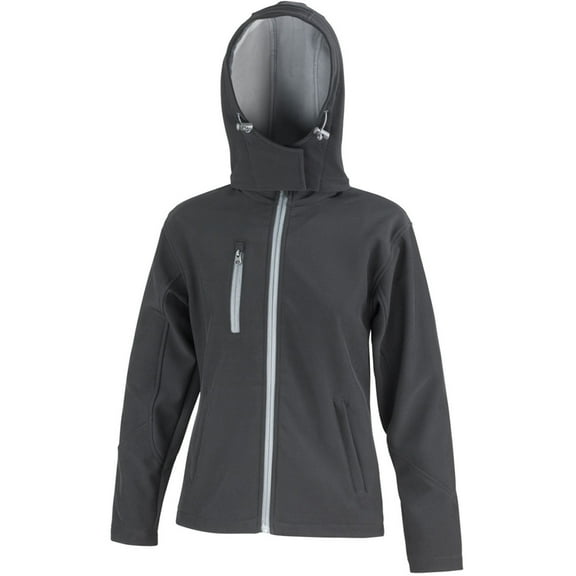 Result Core Womens Lite Hooded Softshell Jacket