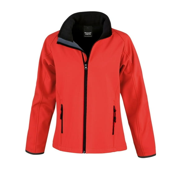 Result Core Womens Printable Soft Shell Jacket