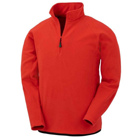 Result Genuine Recycled Mens Micro Zip Neck Fleece