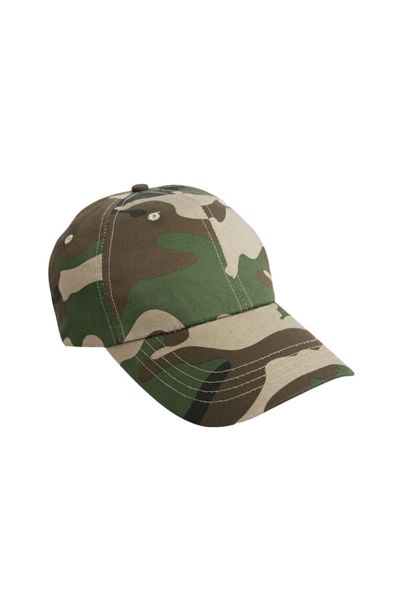 Pro Style Camo Cotton Drill Cap