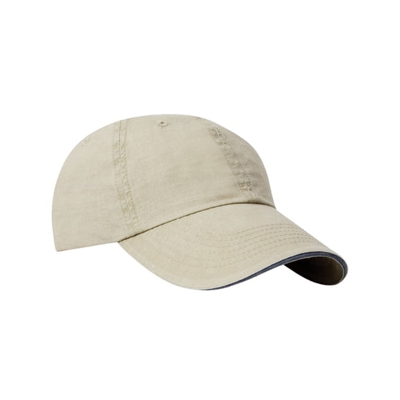 Result Headwear Washed Cotton Sandwich Peak Baseball Cap