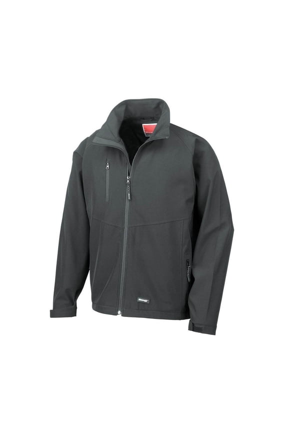 Mens 2 Layer Base Softshell Breathable Wind Resistant Jacket