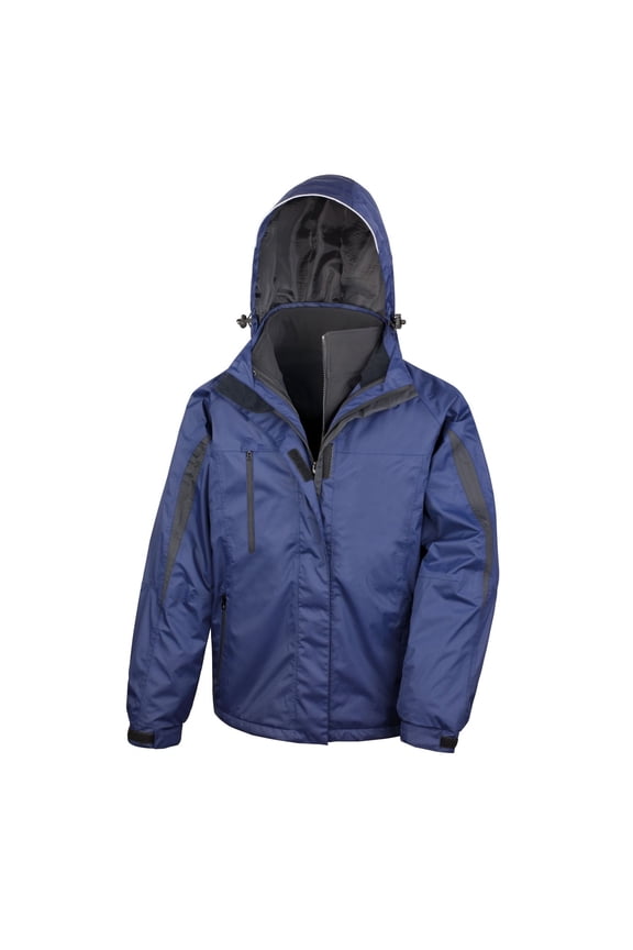 Mens 3 In 1 Softshell Waterproof Journey Jacket With Hood