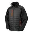 thumbnail image 1 of Result Mens Black Compass Padded Soft Shell Jacket, 1 of 3