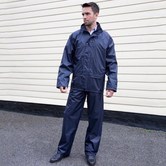Result Mens Core Rain Suit (Pants And Jacket Set)