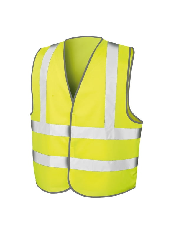 Result Mens Core Safety Hi Viz Vest (Pack of 2)