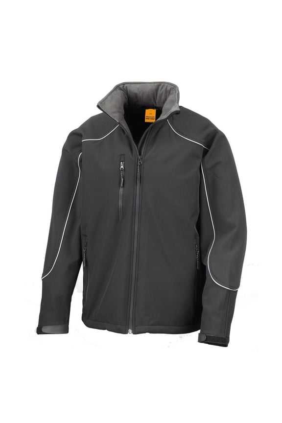 Mens Ice Fell Hooded Softshell Breathable Waterproof Jacket (345 GSM)