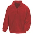 thumbnail image 1 of Result Unlined Active 1/4 Zip Anti-Pilling Fleece Top, 1 of 4
