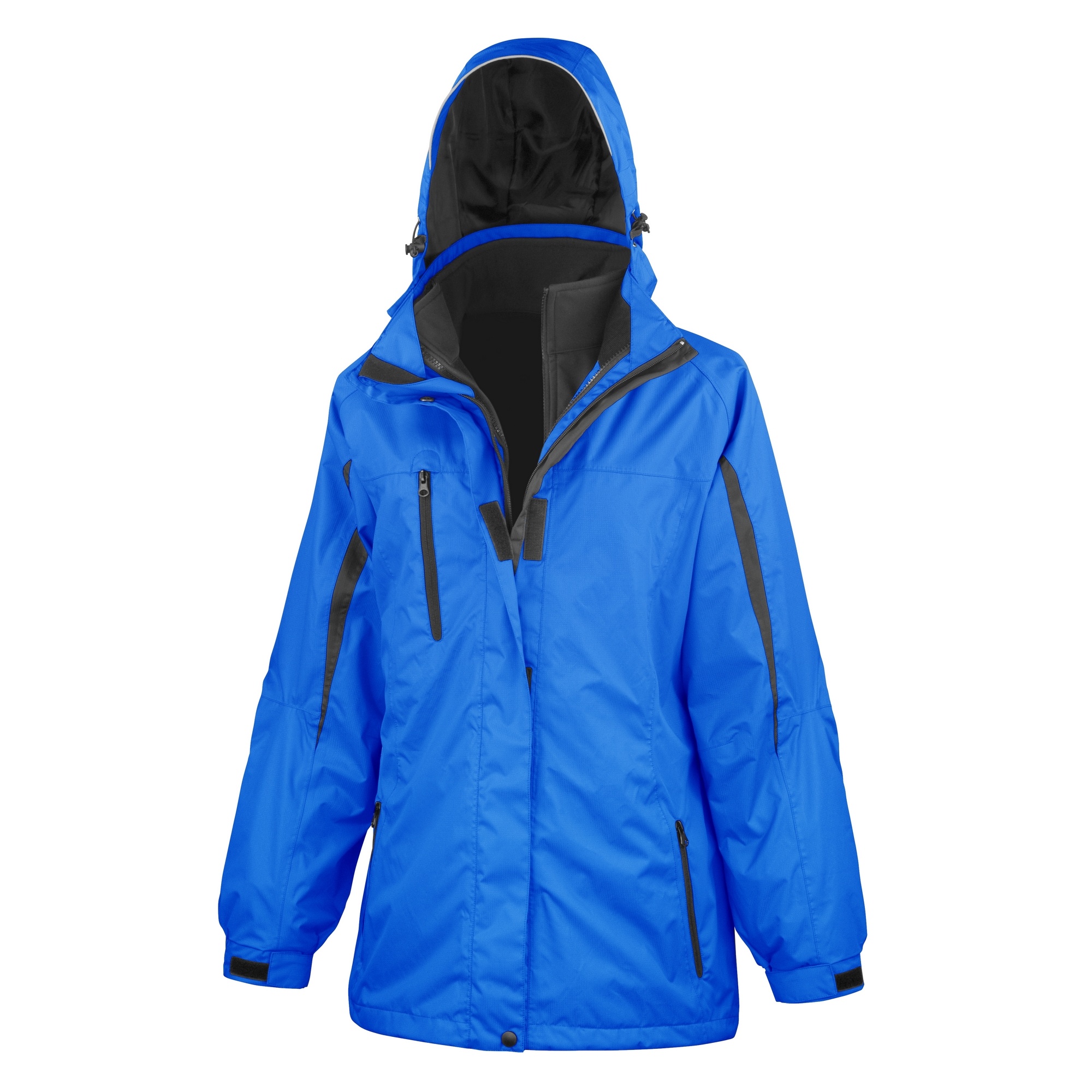 Result Womens 3 In 1 Softshell Journey Jacket With Hood - image 1 of 5