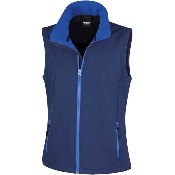 Result Womens Core Printable Soft Shell Bodywarmer