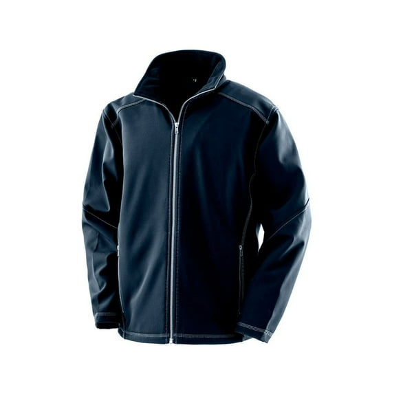 Result Work-Guard Mens Treble Stitch Soft Shell Jacket