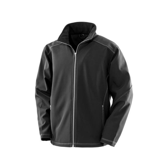 Result Work Guard Mens Treble Stitch Softshell Jacket