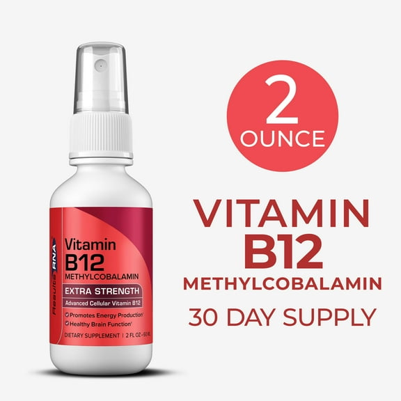 Results RNA Vitamin B12 Methylcobalamin Extra Strength 12 Pack, 2 oz