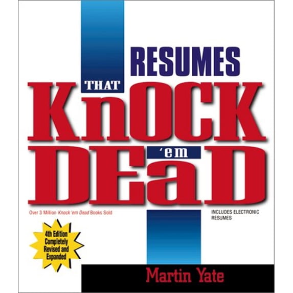 Pre-Owned Resumes That Knock 'em Dead 4th Edition (Paperback) 1580624227 9781580624220