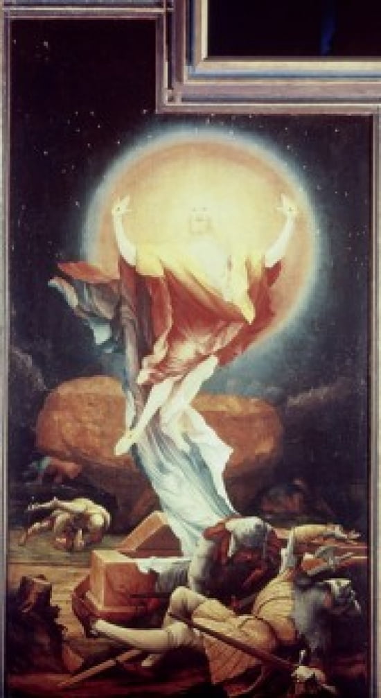 Resurrection C1510-15 Matthias Grunewald (1470 80 -1528 German) Oil on wood panel Musee dUnterlinden Colmar France Canvas Art - Matthias Grunewald (18 x 24)
